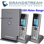 Grandstream Dp752 + Dp722 Dect Voip Base Station 2 Cordless Handsets Long Range. Fixed Price $165.95.