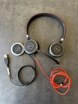 Jabra Evolve 40 Mono Black Headband Headsets And Gn Enc010. Fixed Price $13.00.