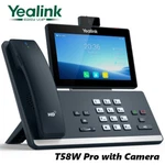 Yealink Sip-t58w Pro W/ Camera 7" Color Touch Screen 16 Sip Office Corded Phone. Fixed Price $387.69.