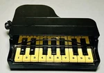 Msr Grand Piano Phone Black Key Dial Telephone Model Pn-800 Vintage Untested. Fixed Price $22.49.