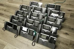 Lot Of 14 Cisco Cp-8851 Voip Business Phone With Cp-8800 Key Expansion Module. Fixed Price $595.00.