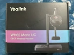 Yealink Wh62 Dect Mono Teams Wireless Headset, 525 Ft Range Work Headphone. Fixed Price $115.83.