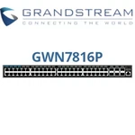 Grandstream Gwn7816p 48-port Layer 3 Managed Network Poe Switch Enterprise 6 Sfp. Fixed Price $774.95.