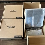 Lot Of 3 Yealink Sip-t33g Classic Ip Phone - Brand New Plus Other Accessories. Fixed Price $120.00.