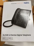 Nec Be117451 Sl2100 Digital 12-button Telephone (black) (new). Fixed Price $175.00.