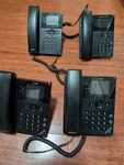 Lot Of 4 - Polycom Vvx 250 Business Ip Phone. Fixed Price $50.00.
