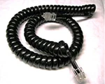 2-pack Handset Cord Altigen Phone St118 St2118 At500 At510 Fanstel Black 9ft. Fixed Price $9.49.