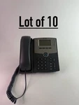 Cisco Spa504g Ip Phone Lot Of 10 Voip Business Office Phones W/ Stands Handsets. Fixed Price $225.00.