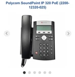 Polycom 2200-12320-025 Ip320 Soundpoint Ip 320 2-line Sip Poe Phone. Fixed Price $79.99.