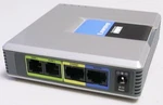 Cisco / Linksys Spa2102 Voip 2fxs Phone Adapter With Router (unlocked). Fixed Price $18.99.