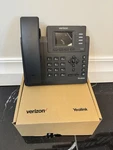 Yealink T33gb Verizon Business Desk Phone, 4 Voip Lines, 2.4-inch Color Display. Fixed Price $45.00.