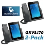 2 Grandstream Gxv3470 Smart Video Ip Vertical Touch Screen Desk Phone Android 11. Fixed Price $609.49.