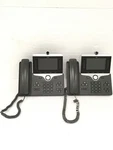 Lot Of 2 Cisco Cp-8845-k9 Ip Conference Video Phone W/handset,stand,camera Works. Fixed Price $74.99.